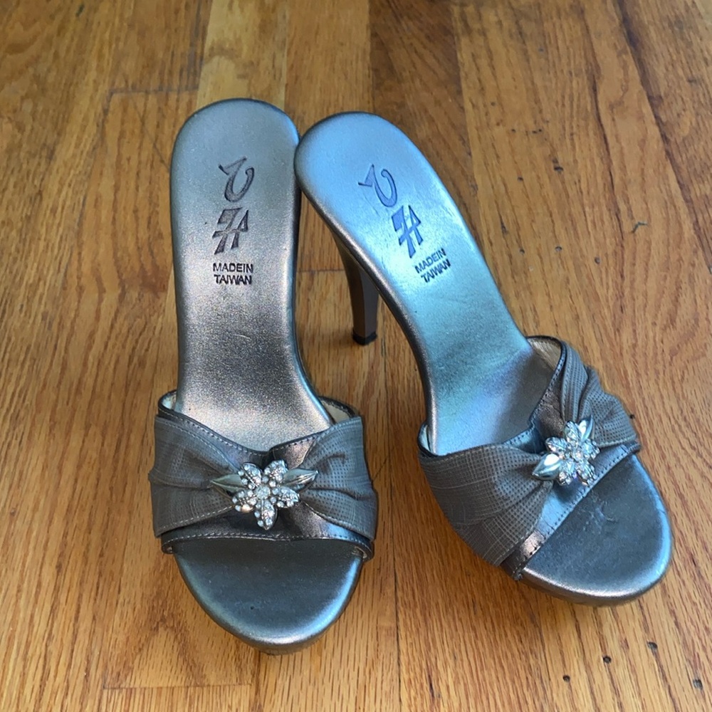 Made in Taiwan Mule heels